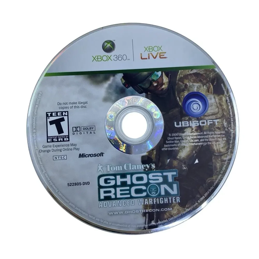 Tom Clancy Xbox 360 Lot Rainbow Six Vegas 1 & 2 Ghost Recon Complete CIB